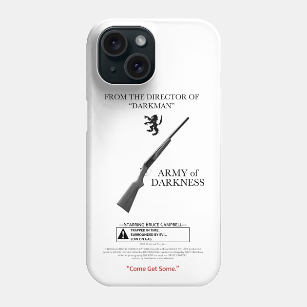 Army of Darkness Boomstick Poster Phone Case by MakroPrints