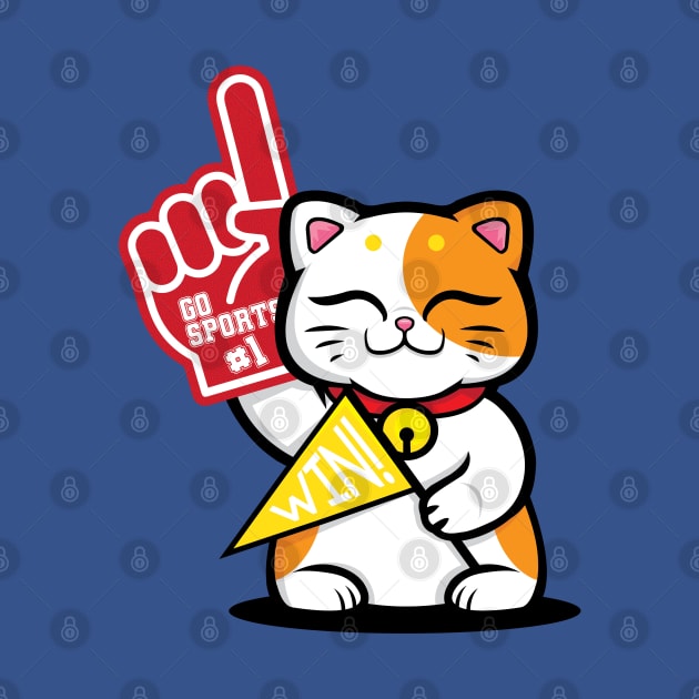 Go Sports Lucky Cat by hello@jobydove.com