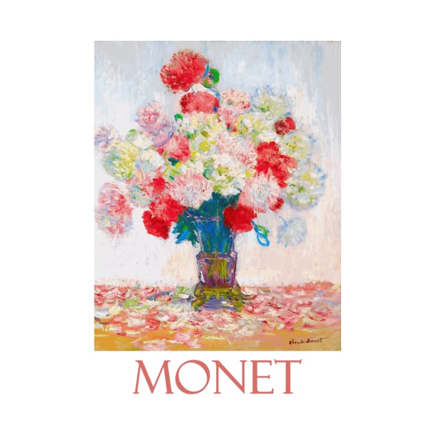 Vase of Peonies by Claude Monet by Naves