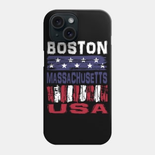 Boston Massachusetts USA T-Shirt Phone Case