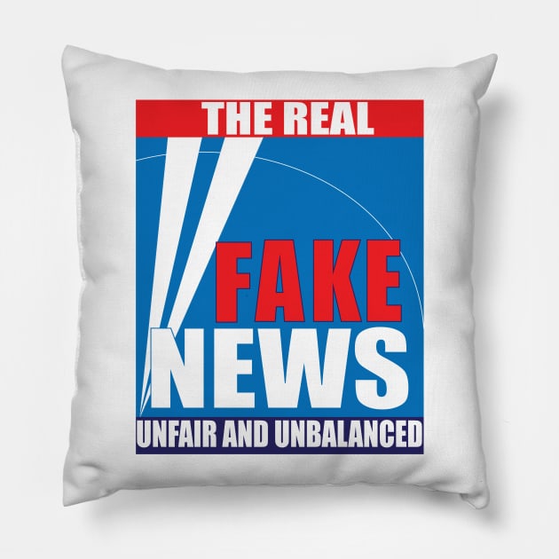 Fake News Pillow by tshirts88