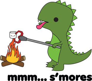 T-Rex S'mores Magnet