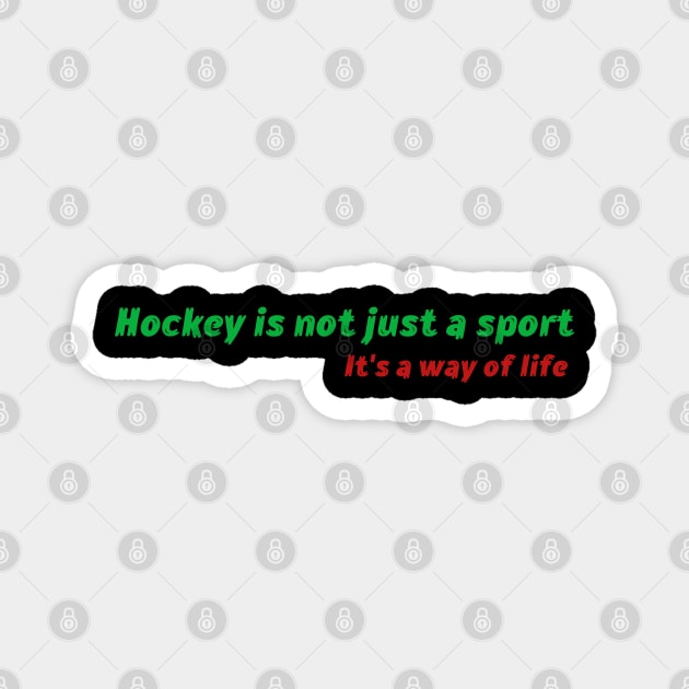 Hockey Magnet by Healthly