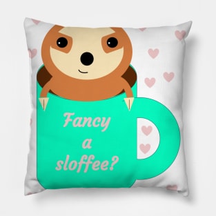 Fancy a sloffee? Pillow