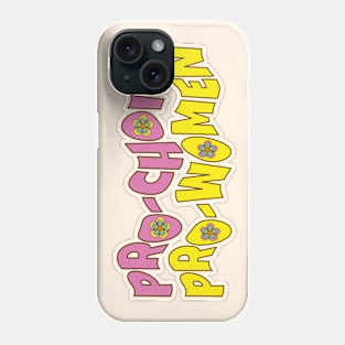 Pro Choice Typography Phone Case