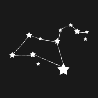 Leo Stars Zodiac Constellation T-Shirt