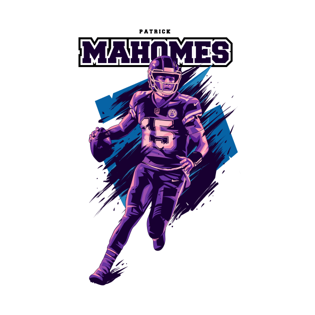 Patrick mahomes American Football by RujakBuaah