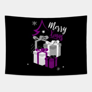 Asexual Presents - Merry Christmas Tapestry