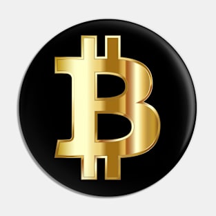 Bitcoin symbol BTC trending digital gold aesthetic design Pin