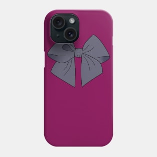 Charcoal Vector Bow Phone Case