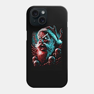 Evil Santa Metal Christmas Phone Case