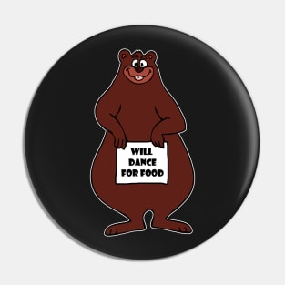 Will Dance For Food Pin