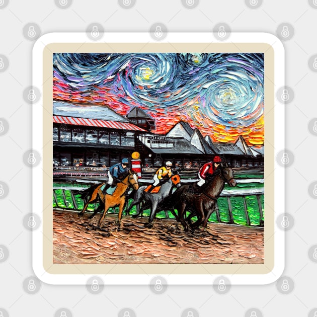 van Gogh Never Saw Saratoga Magnet by sagittariusgallery