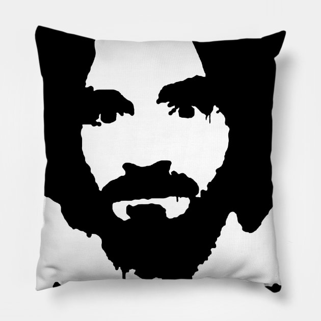 Charlie manson #Respect Pillow by hrambut