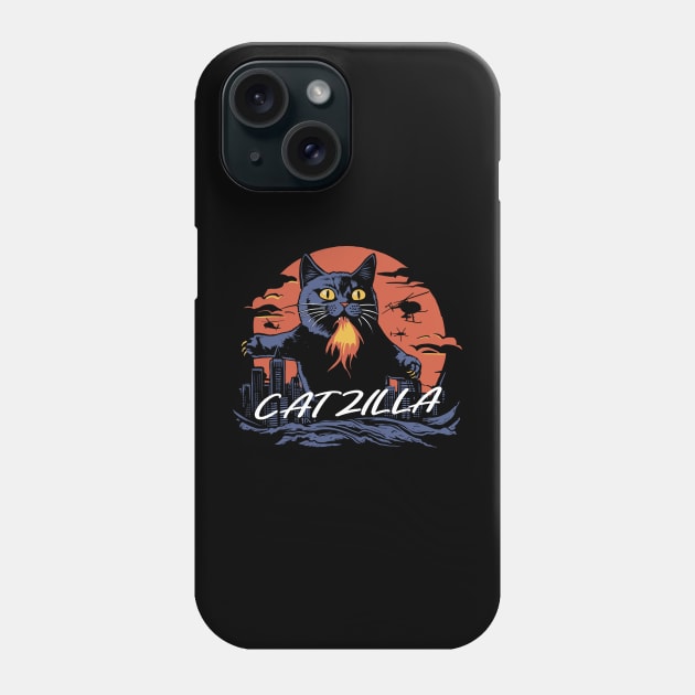 catzilla Phone Case by ArtRoute02