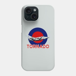 RAF Tornado in RAF Roundel in Grey Phone Case