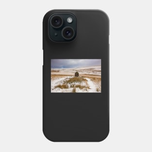 Maen Mawr Standing Stone, Brecon Beacons Phone Case