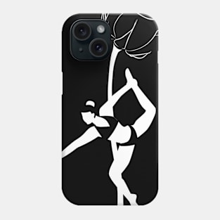 Pole Dance With Pink Rose Gift Phone Case