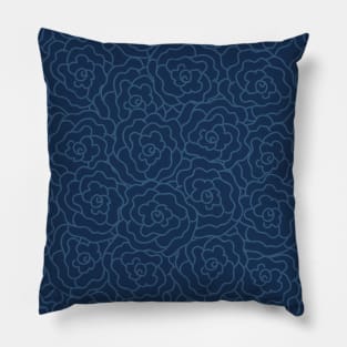 Elegance Seamless pattern with flowers Pillow