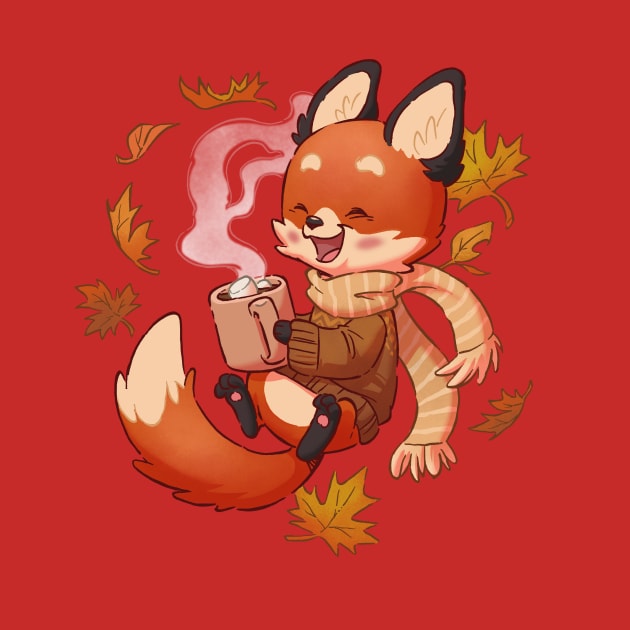 Cozy Fox Fall by Dooomcat