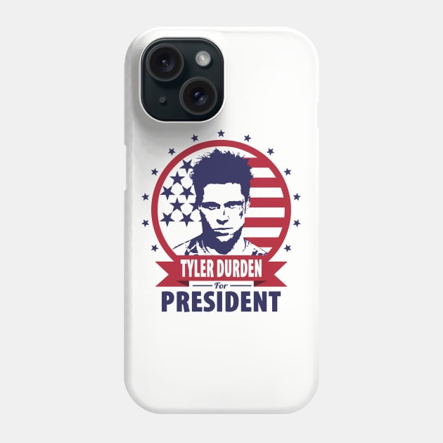 Tyler Durden For President Phone Case by NotoriousMedia