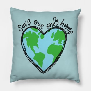 save our planet! Pillow