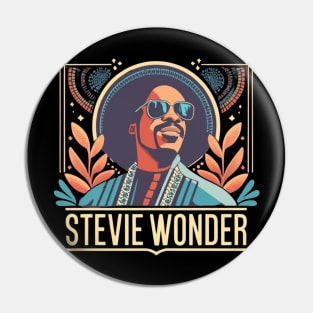 Stevie “The Genius” Wonder Pin