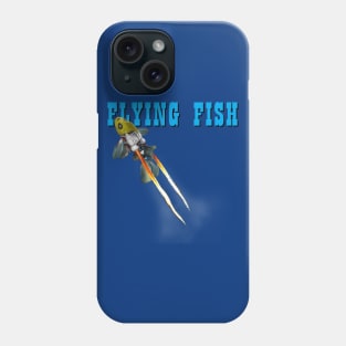 Flying Fish Funny The Rocketeer Retro Vintage 90's Movie Parody Phone Case