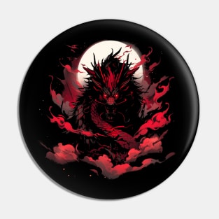 Lunar Blaze: Red Dragon Pin