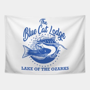 The Blue Cat Lodge Tapestry