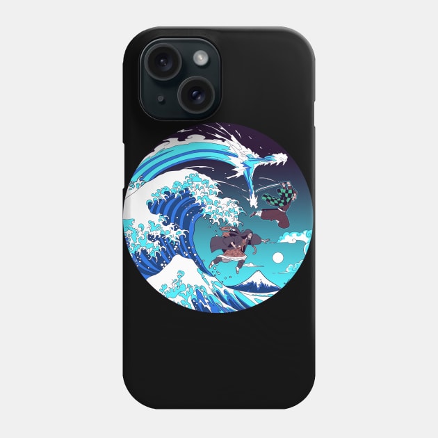 Breath of the Great Wave Phone Case by Batang 90s Art