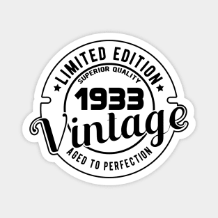 1933 VINTAGE - BIRTHDAY GIFT Magnet