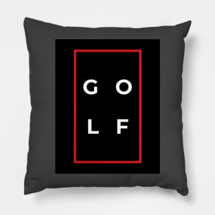 Modern Golf Shirt Pillow