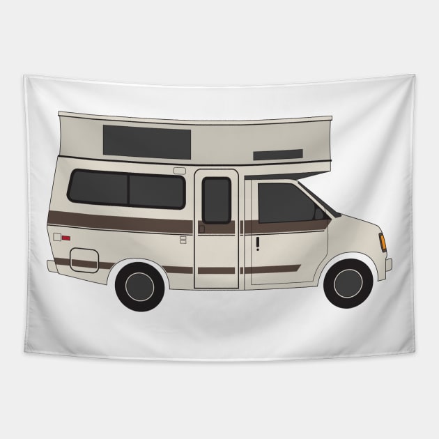 astro pop up truck Tapestry by LeapDaze