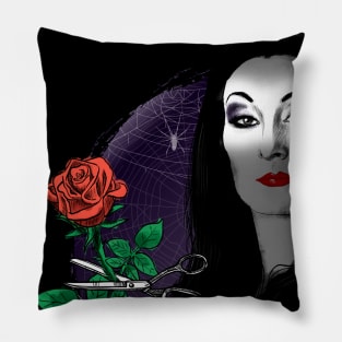 Goth Queens - Morticia Addams Pillow