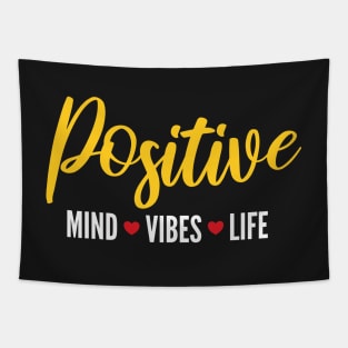 Positive thinking day: Positive Mind Vibes Life Tapestry