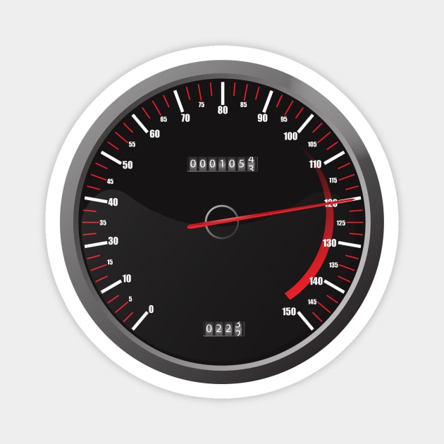 speedometer Magnet by Jiestore