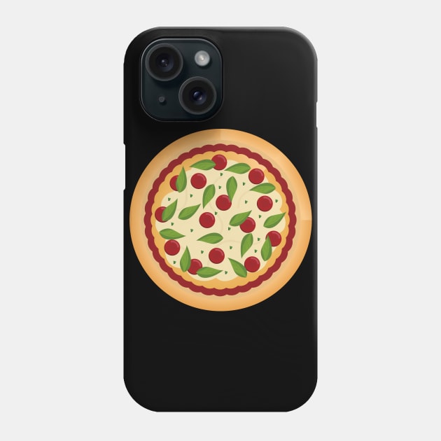 Yummy Italian Pizza Pie Phone Case by InkyArt