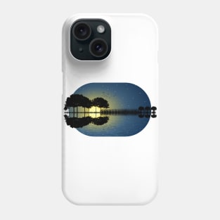 guitar island moonlight Phone Case