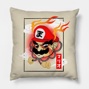 Plumber warrior Pillow