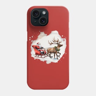 Christmas sleigh Phone Case