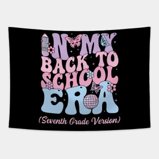 In My Back To School Era Fourth 7th Grade Gift For Boys Girls Kids Tapestry