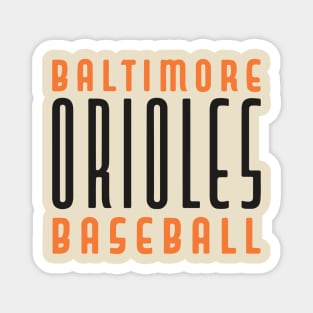 Baltimore ORIOLES Baseball Magnet