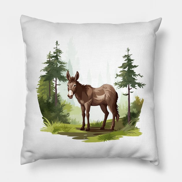 Little Donkey Pillow by zooleisurelife