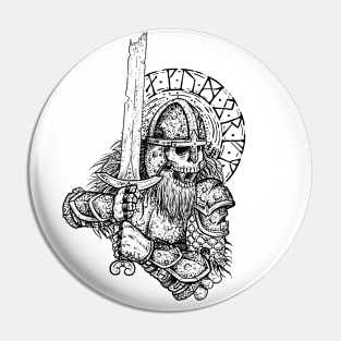 Draugr warrior Pin