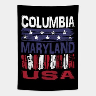 Columbia Maryland USA T-Shirt Tapestry