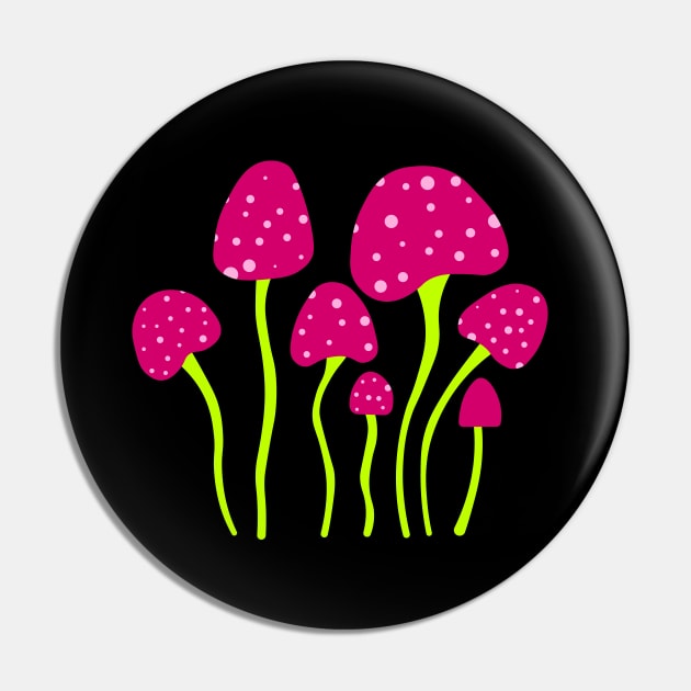 Magic Mushroom Pin by novaya