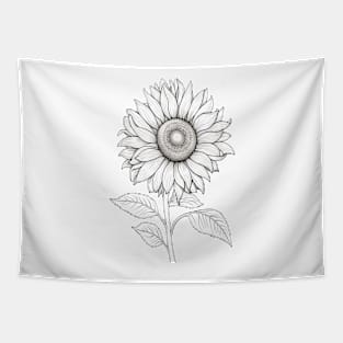 Color Your Own - Sunflower Tapestry