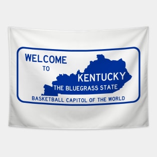 Welcome to Kentucky Basketball Capitol of the World Tapestry