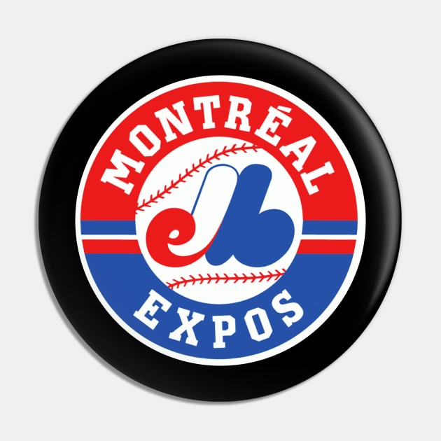 Defunct Montreal Expos Logo Pin by robotbasecamp